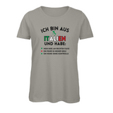 Damen T-Shirt ICH BIN AUS ITALIEN