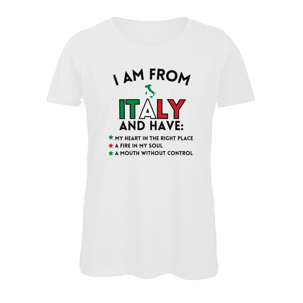Damen T-Shirt I M FROM ITALY