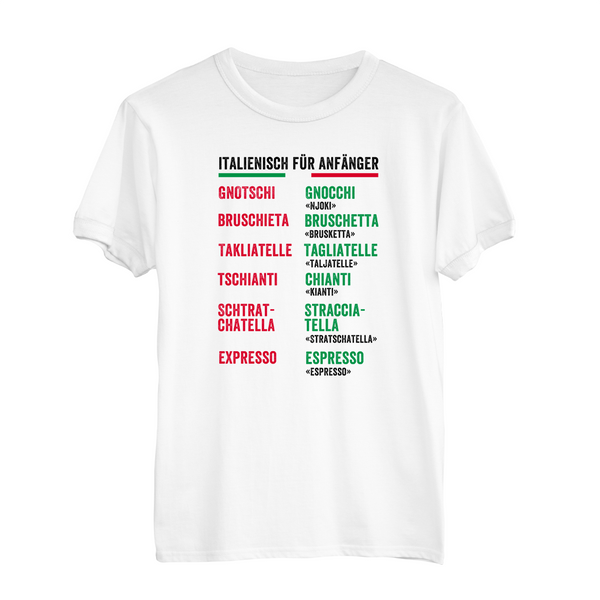 Kinder T-Shirt Italienisch für Anfänge