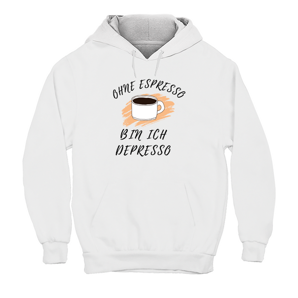 Hoodie Unisex Espresso - Depresso