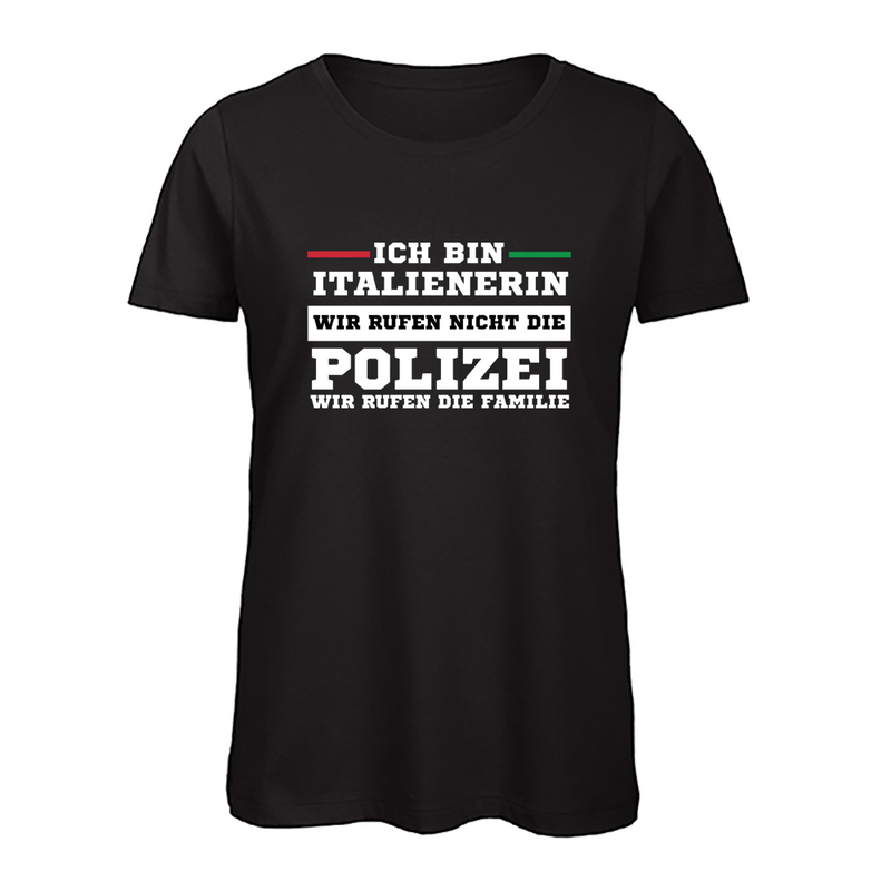 Damen T-Shirt Ich bin Italienerin