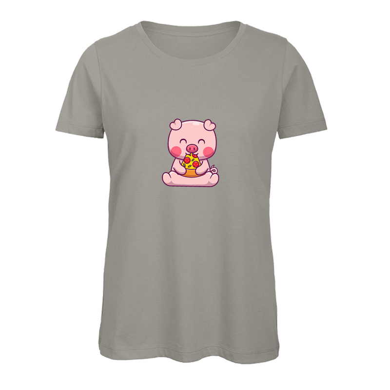 Damen T-Shirt Pig