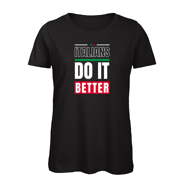 Damen T-Shirt Italians do it better
