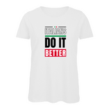 Damen T-Shirt Italians do it better