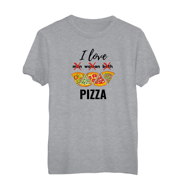 Herren T-Shirt I LOVE PIZZA