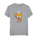 Kinder T-Shirt chef cat