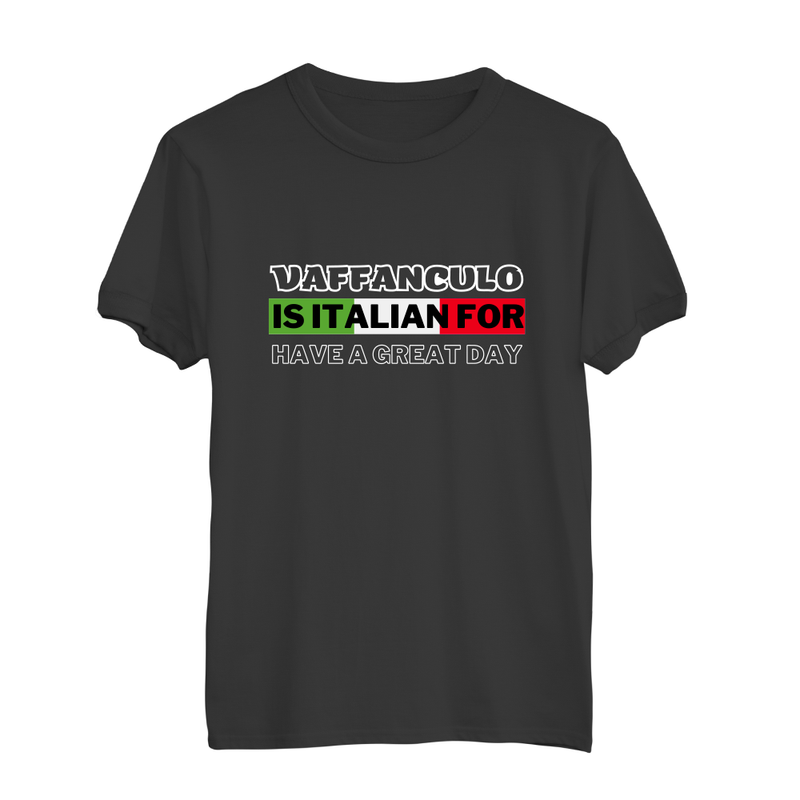 Herren T-Shirt Vaffanculo is it Italian for have a great day