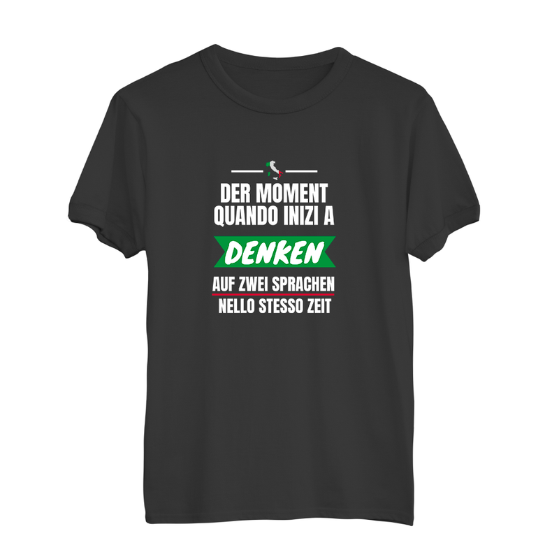 Herren T-Shirt Zwei Sprachen