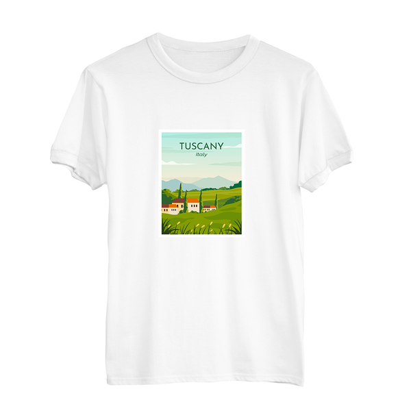 Herren T-Shirt Art Tuscany