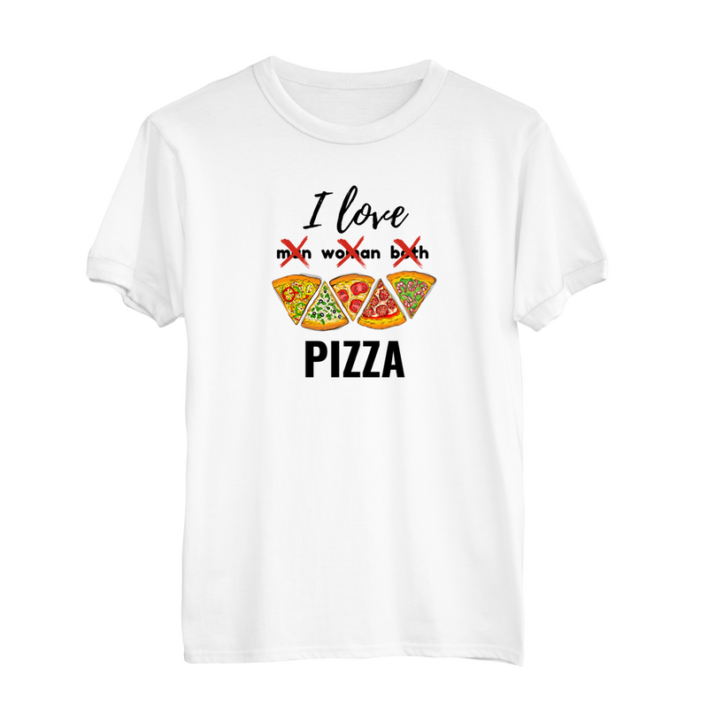 Herren T-Shirt I LOVE PIZZA