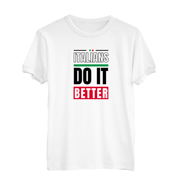 Herren T-Shirt Italians do it better