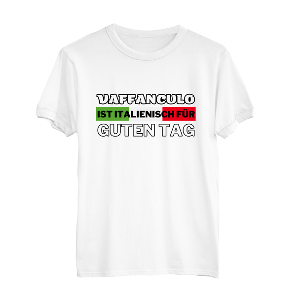 Kinder T-Shirt Vaffanculo ist Italienisch für guten tag