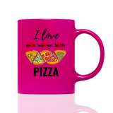 Tasse Neon I LOVE PIZZA